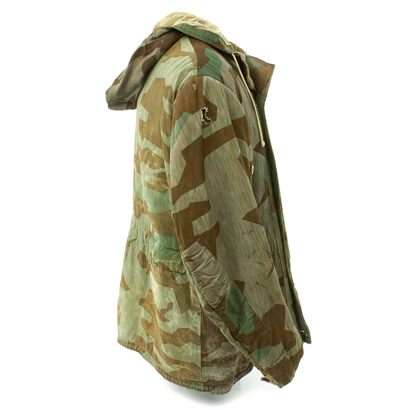 Original German WWII Splinter Camouflage Pattern Winter Parka