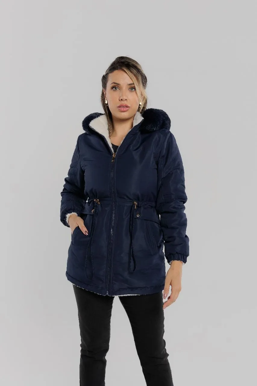 Parka Dupla Face Peluciada 2429  C