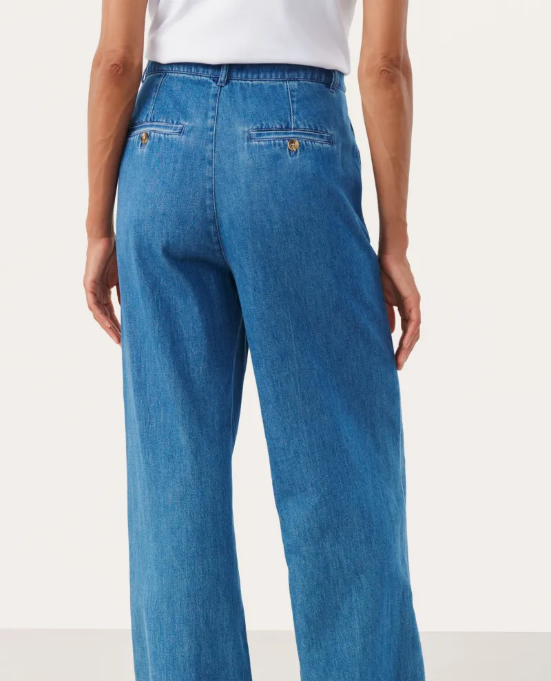 Part Two Coralie Denim Blue Trousers