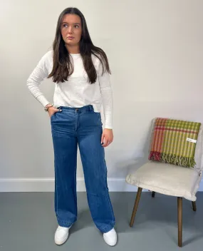 Part Two Coralie Denim Blue Trousers