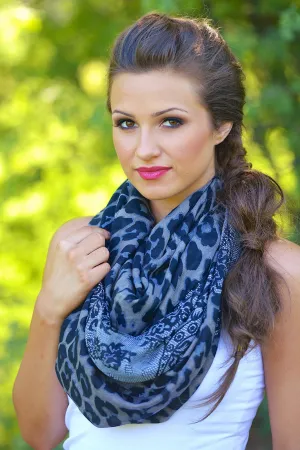 Permission to Love Leopard Infinity Scarves