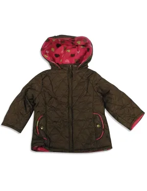 Pink Platinum - Big Girls' Hooded Parka Jacket