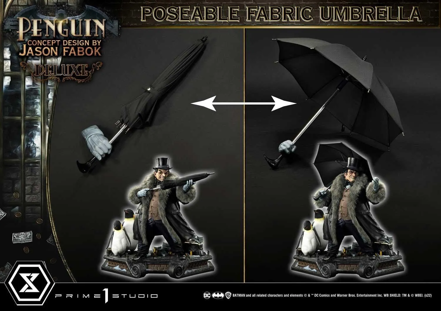 PRE-ORDER: Prime 1 Studio Museum Masterline Batman (Comics) Penguin (Concept Design By Jason Fabok) DX Bonus Version 1/3 scale Statue