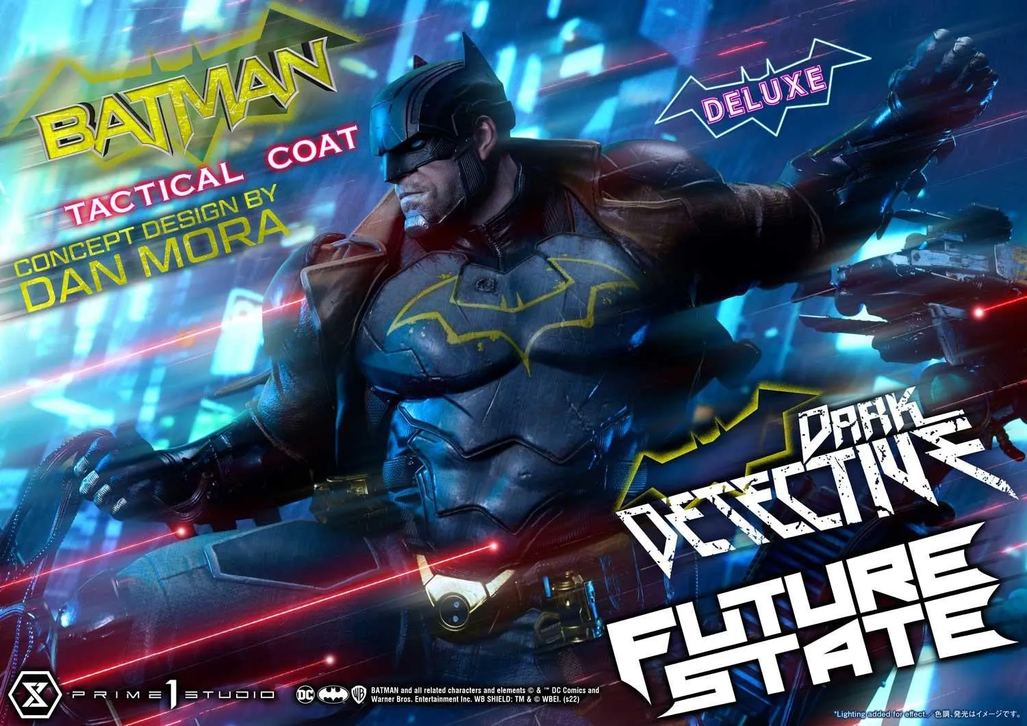 PRE-ORDER: Prime 1 Studio Ultimate Premium Masterline DC Future State Batman Dark Detective Tactical Coat DX Bonus Version 1/4 Scale Statue