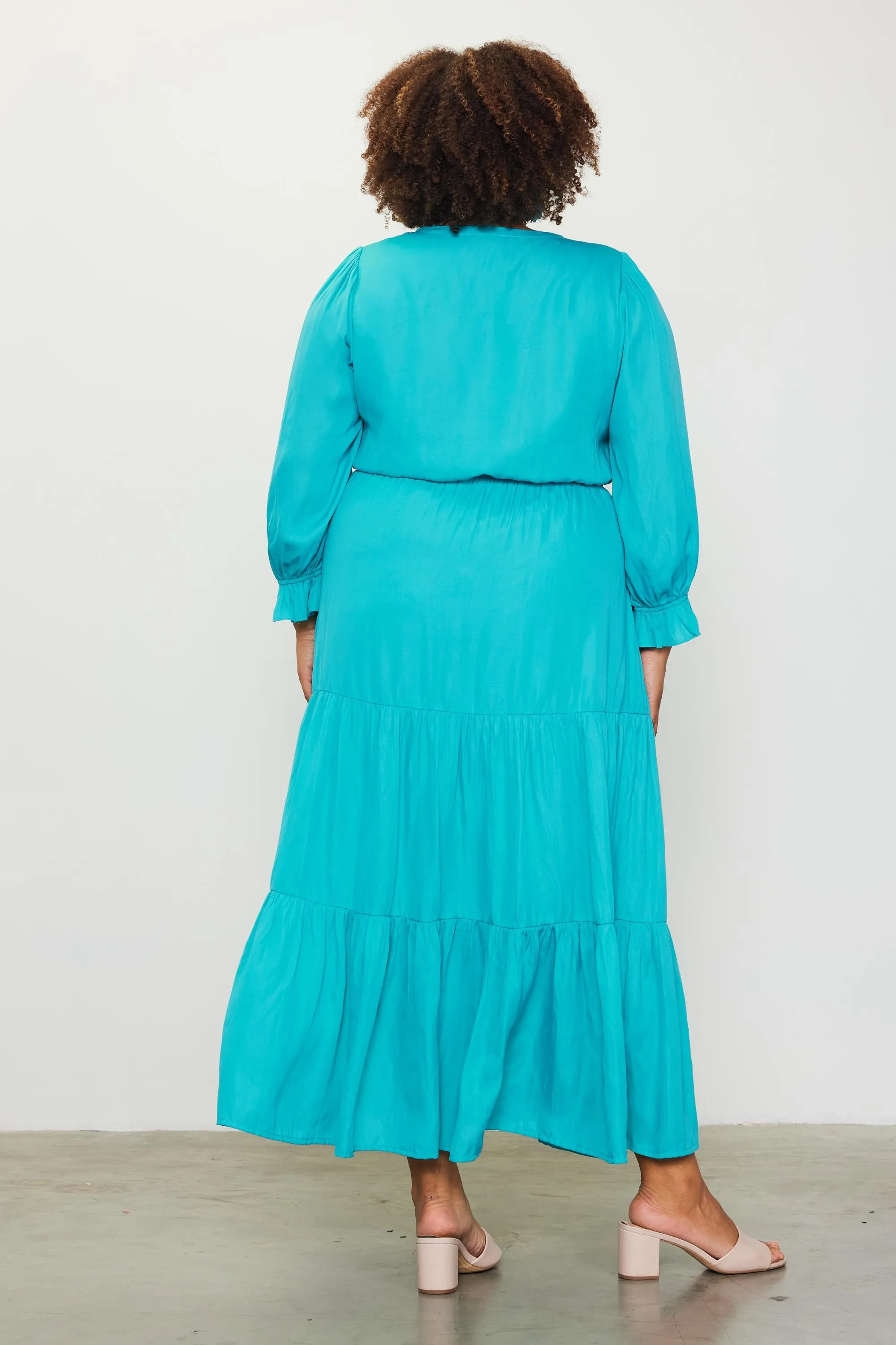 Pretty In Teal Maxi Dress