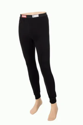 RaceQuip Fire Retardant Long John Underwear Bottoms - Black - Small - 422992