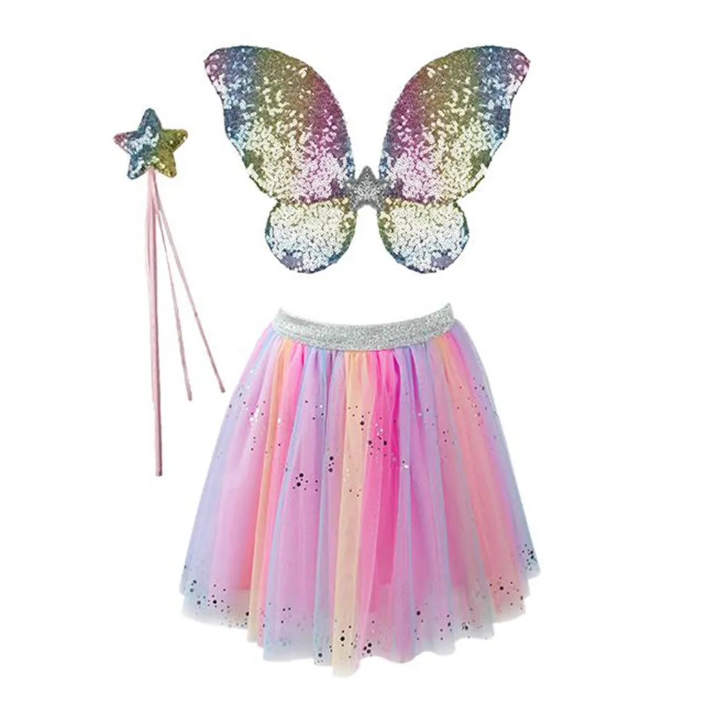 Rainbow Sequin Fairy Set