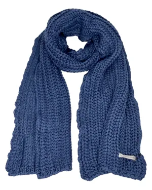 Remi Chunky Scarf in Navy