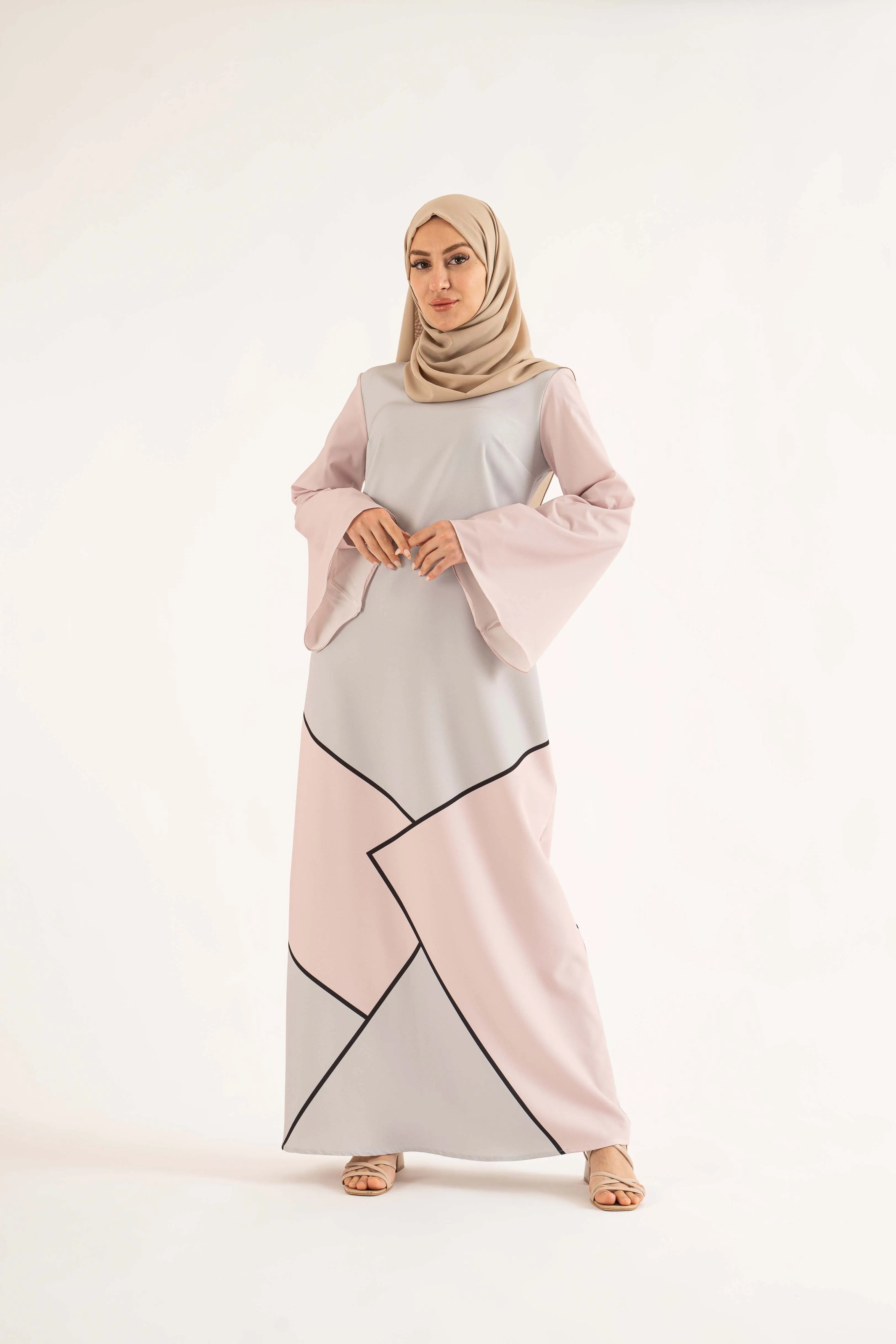 Sajda Maxi Dress - Dusty Pink