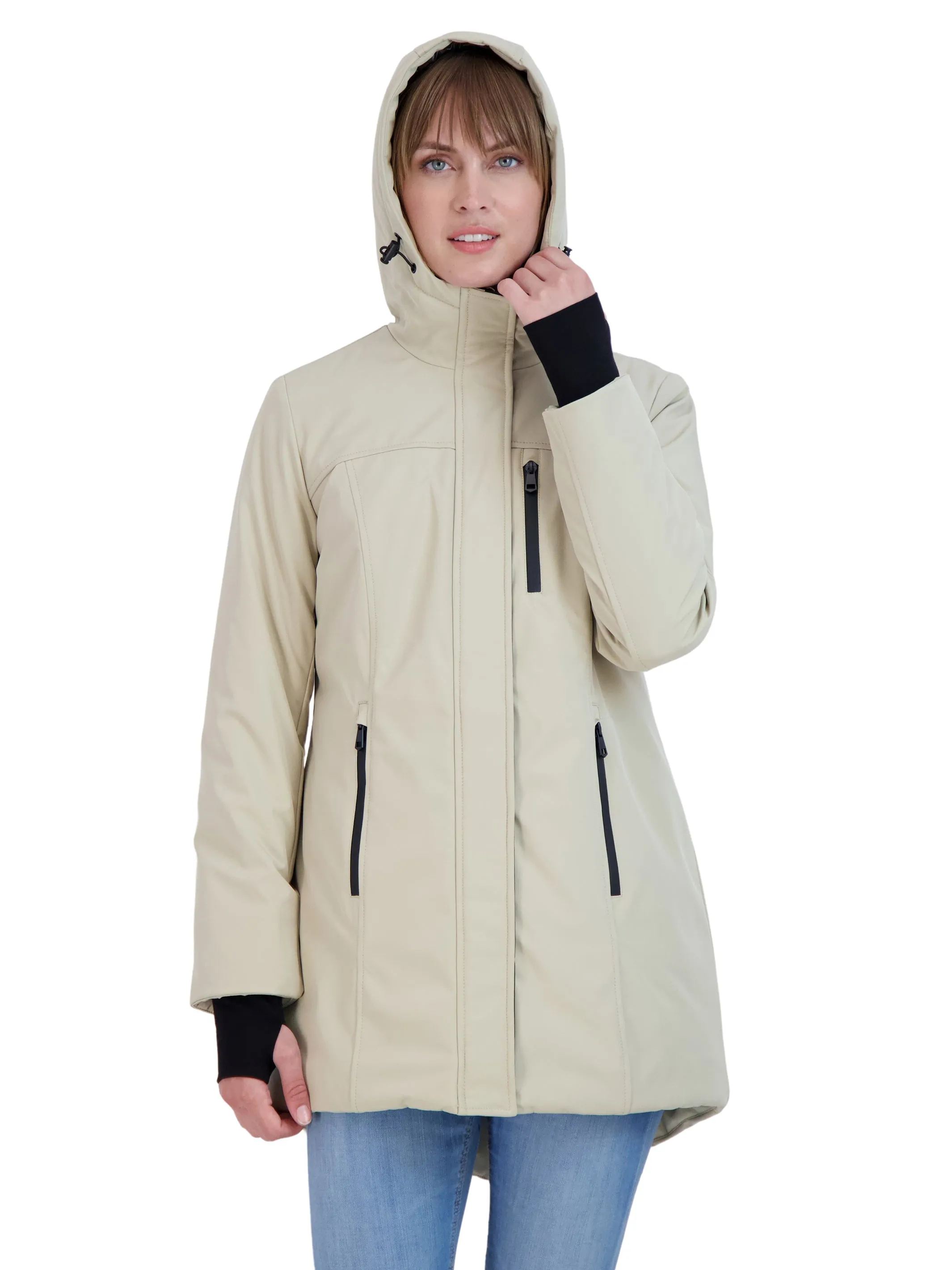 Sebby Collection Women's Heavyweight Softshell Parka