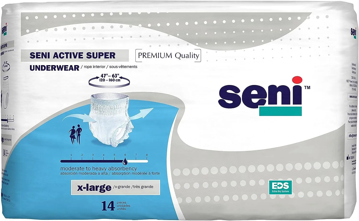 Seni Active Super Protective Underwear - Moderate to Heavy Absorbency