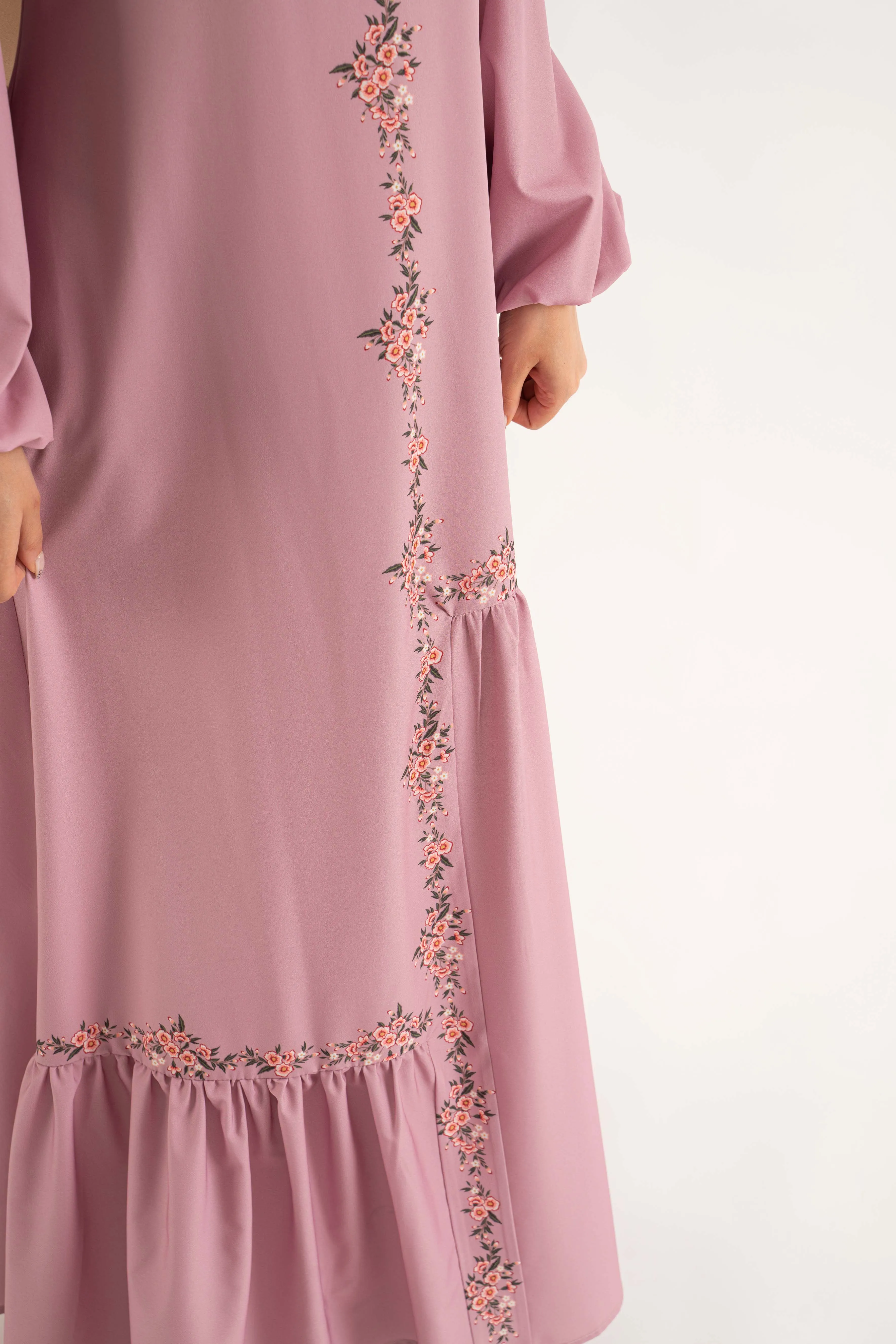 Shereen Maxi Dress - Dusty Rose