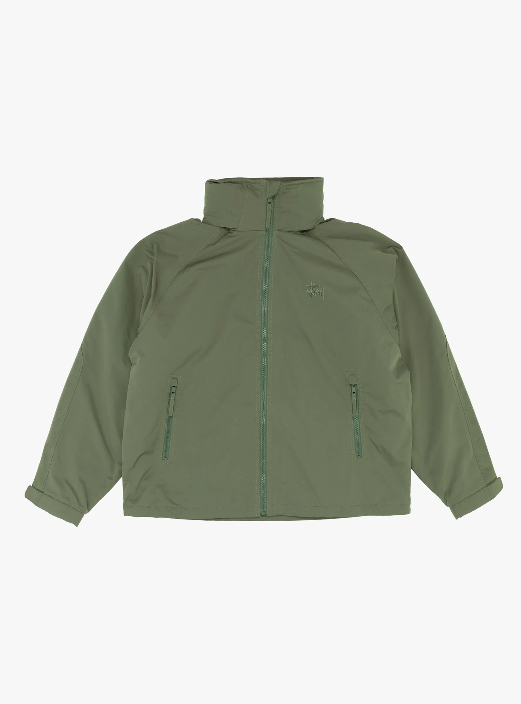 Short Military Parka Pine