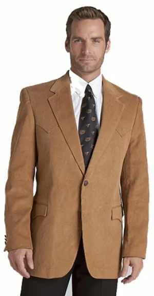 Sidran Circle S Corduroy Western Sport Coat-Big