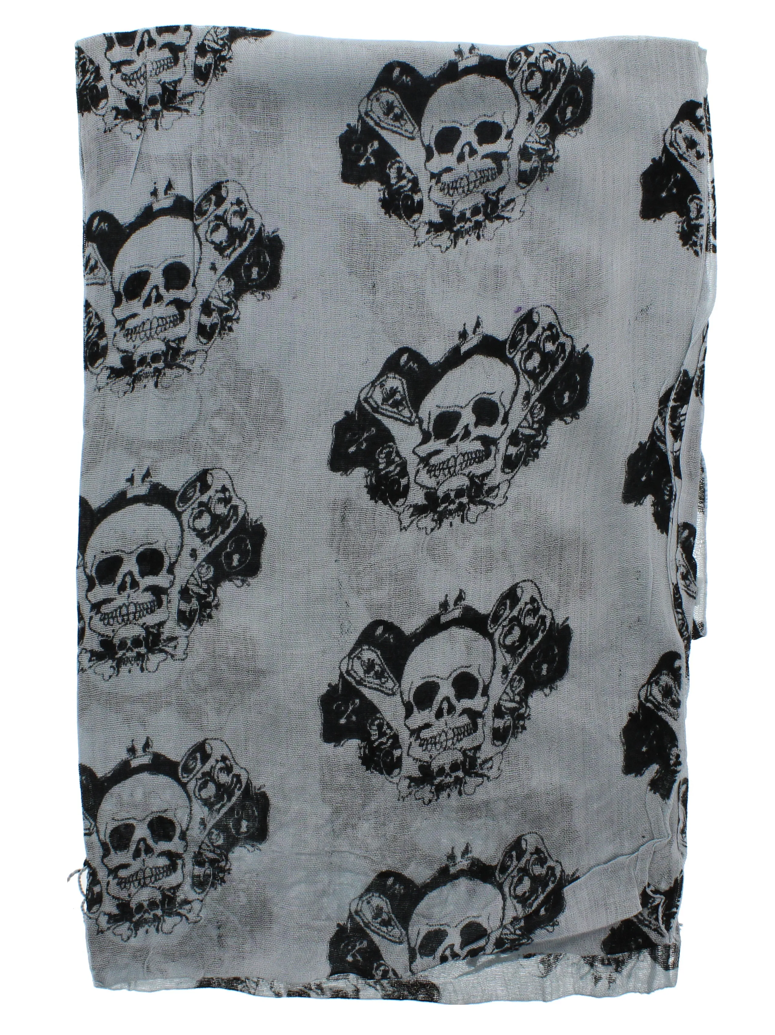 Skull & Scrolls Print Scarf