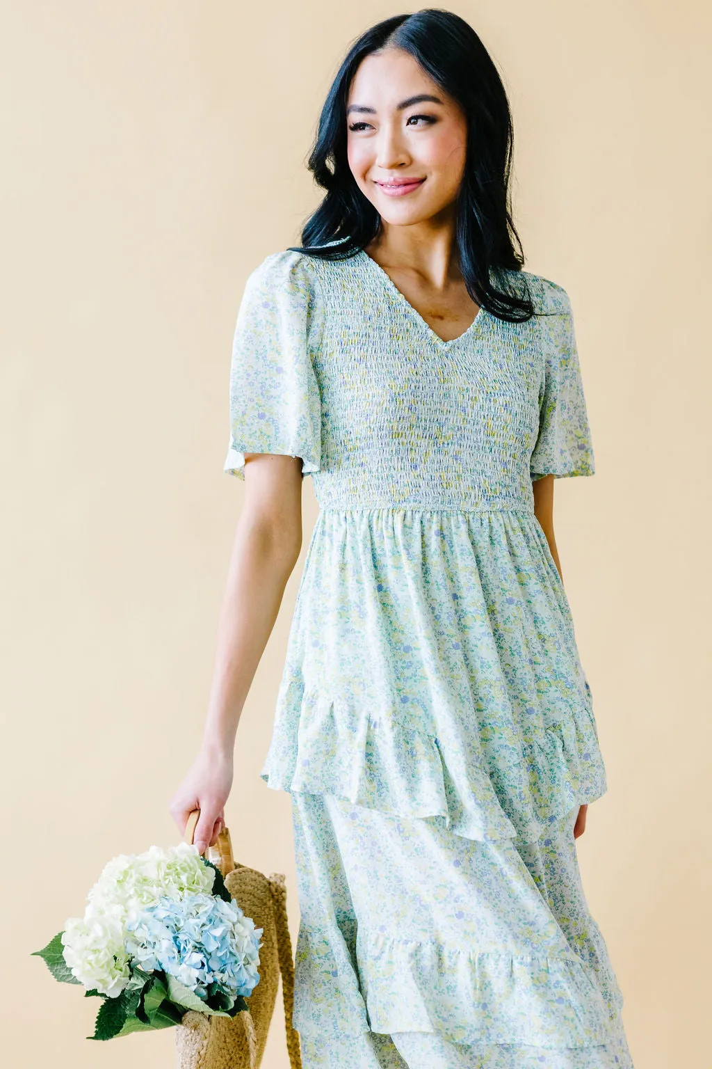 Steal A Kiss Dress // Mint Floral