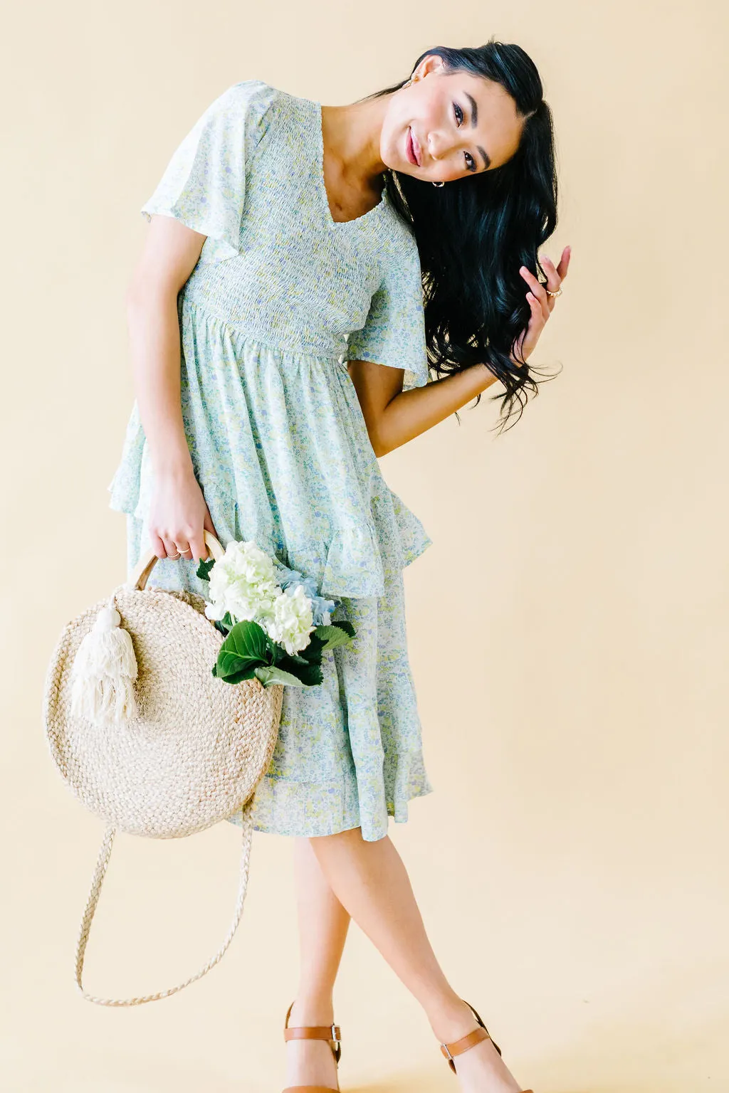 Steal A Kiss Dress // Mint Floral