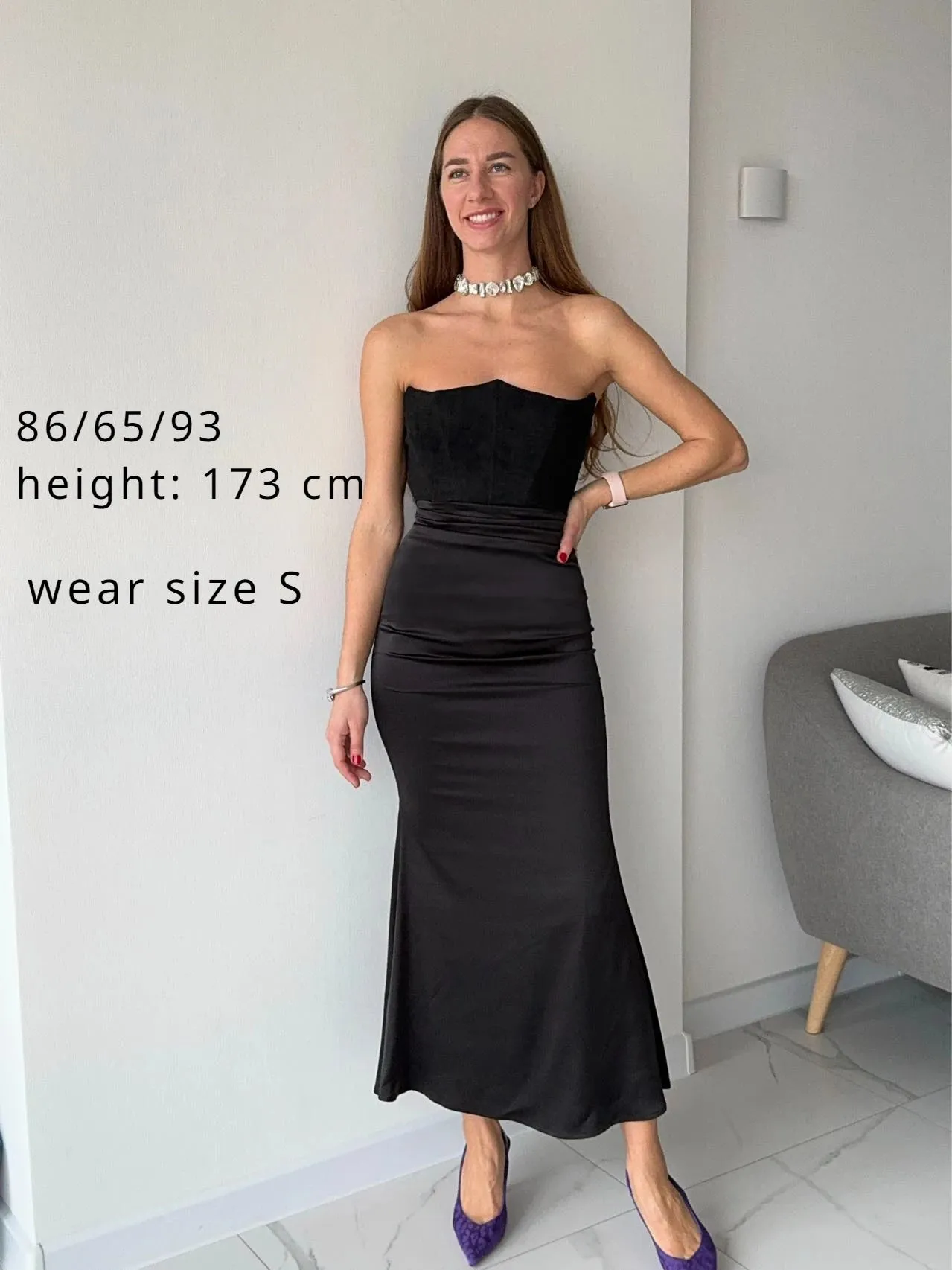 Suninheart Black Maxi Wedding Guest Dress Women Strapless Velvet Boning Corset Party Dress Sexy Satin Long Formal Occasion Dress