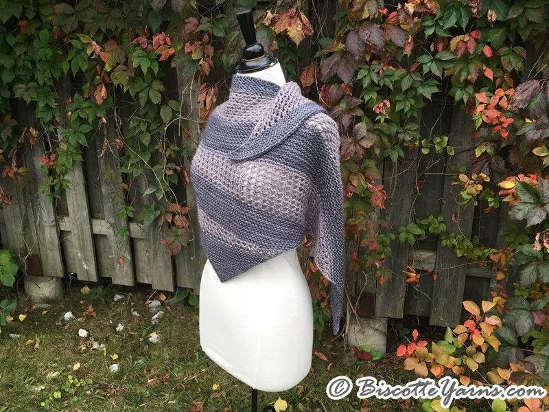 The "Biscornu" Shawl | Knitting Pattern