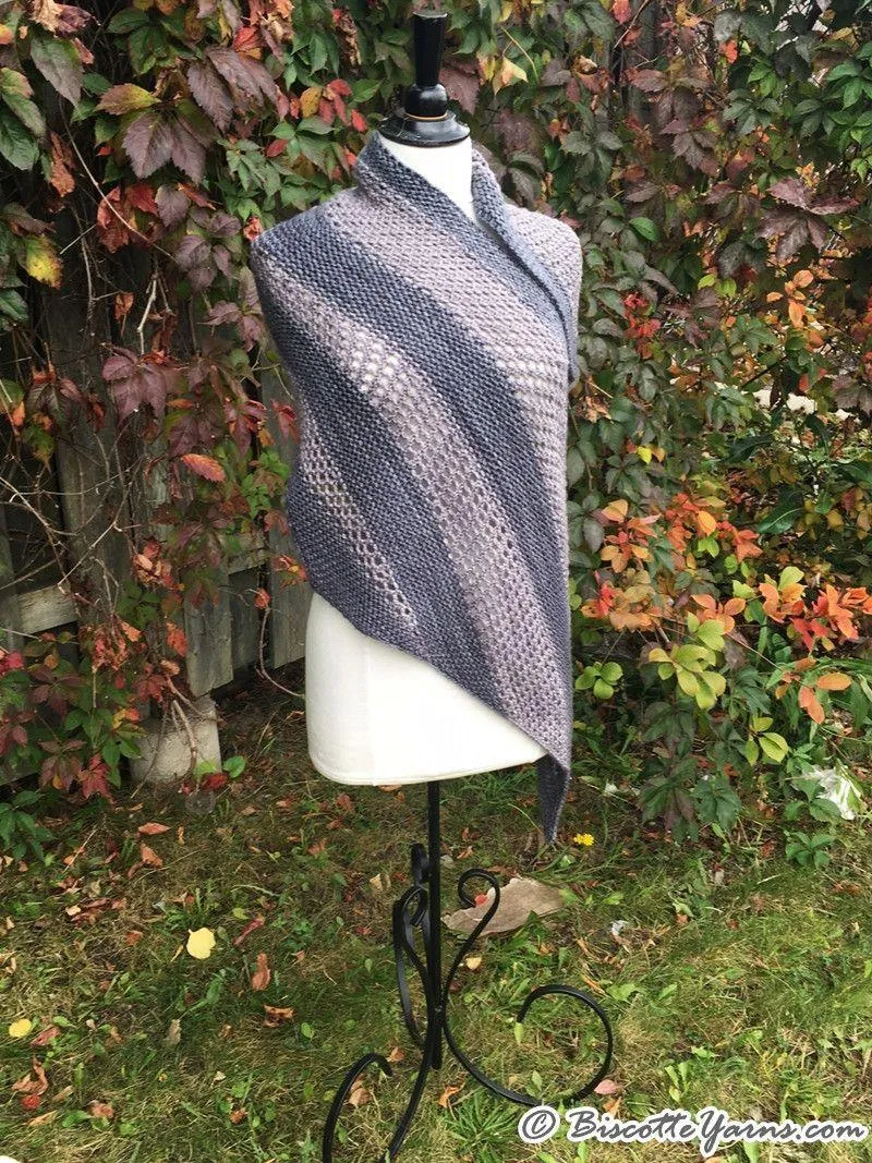 The "Biscornu" Shawl | Knitting Pattern