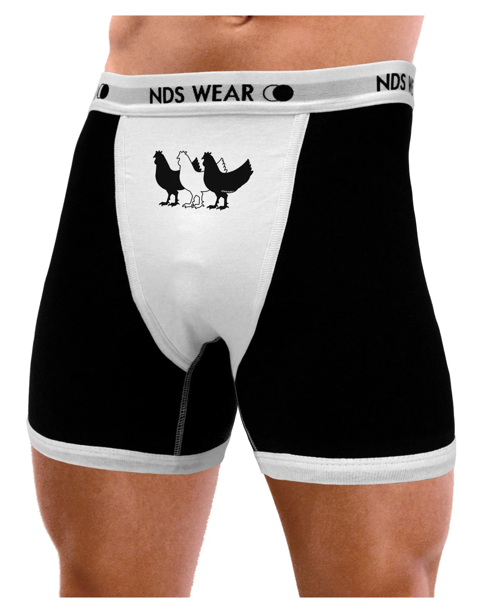 Three French Hens Mens Boxer Brief Underwear