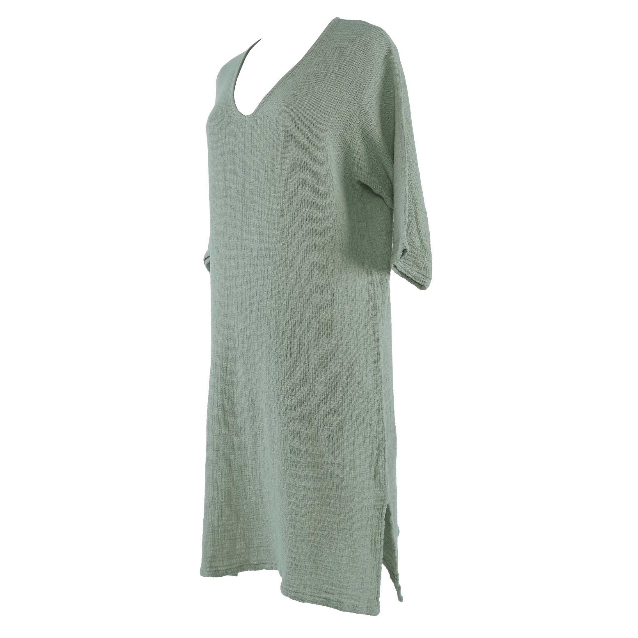 Tilos V Neck Tunic Kaftan