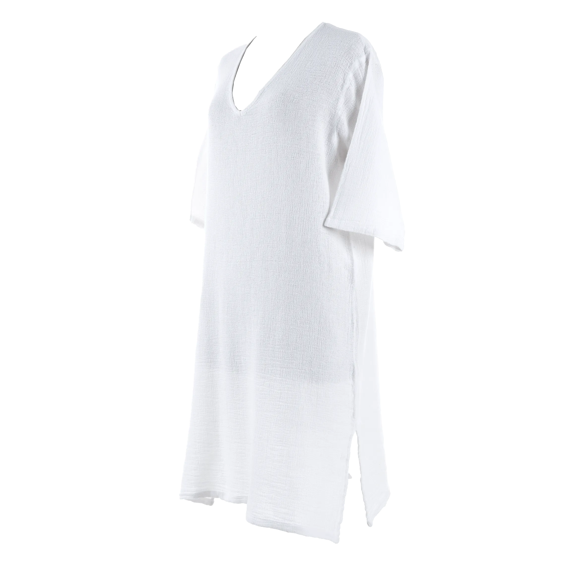 Tilos V Neck Tunic Kaftan