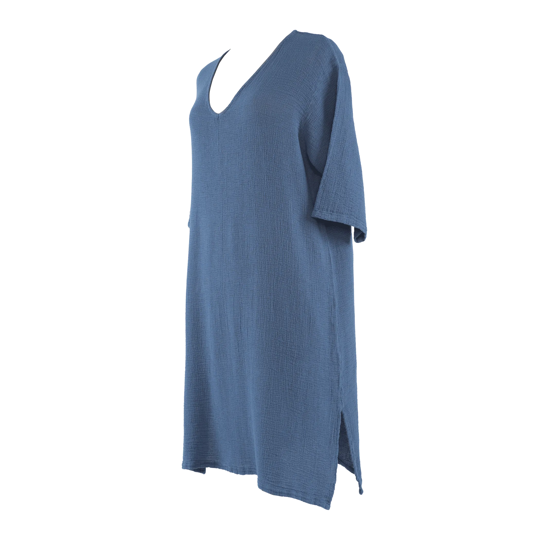 Tilos V Neck Tunic Kaftan