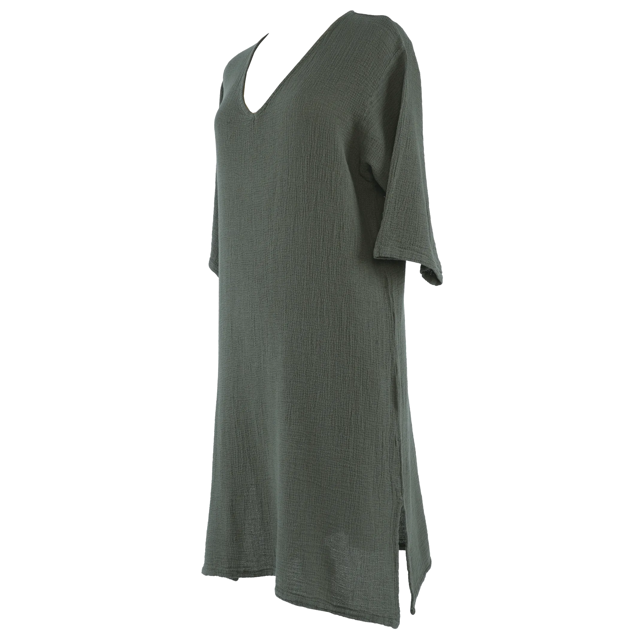 Tilos V Neck Tunic Kaftan