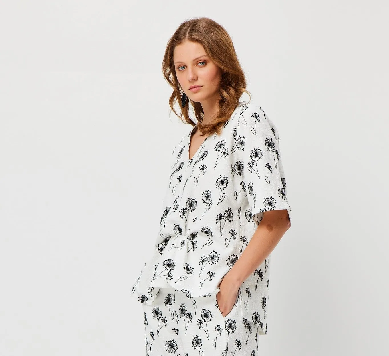 Tunic Dandelion Creme/Black Valia