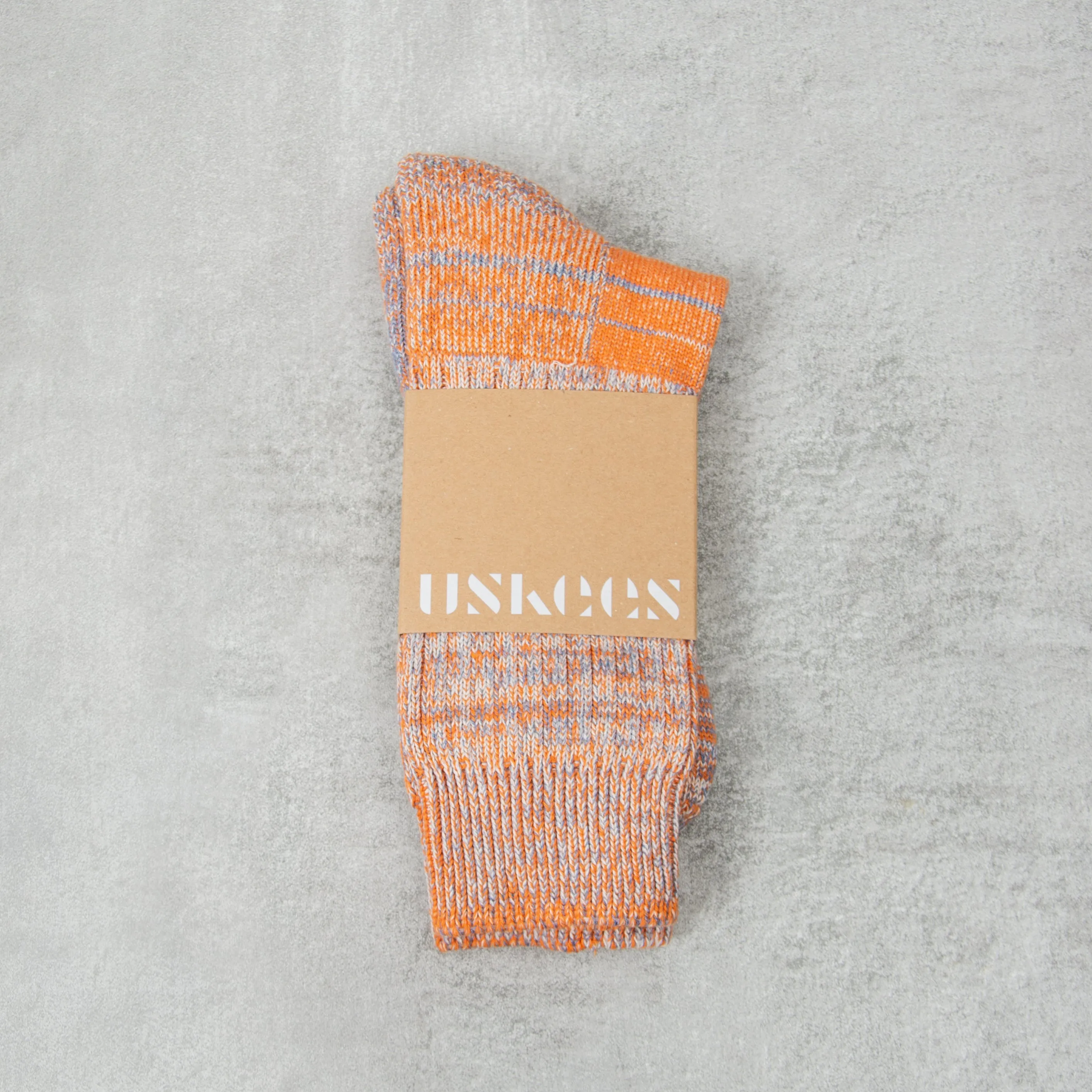 Uskees 4006 Organic Cotton Sock - Gold Mix