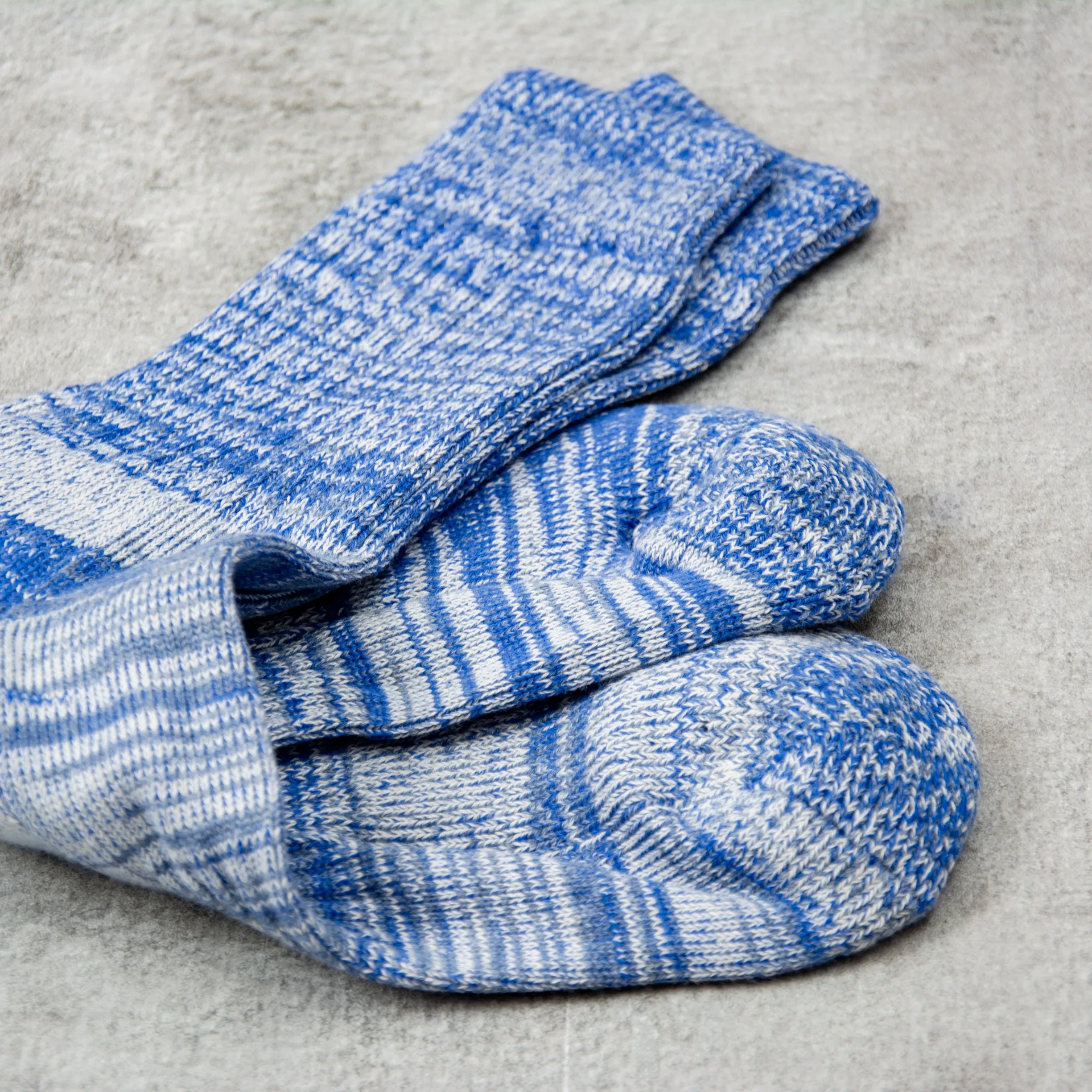 Uskees 4006 Organic Cotton Sock - Ultra Blue