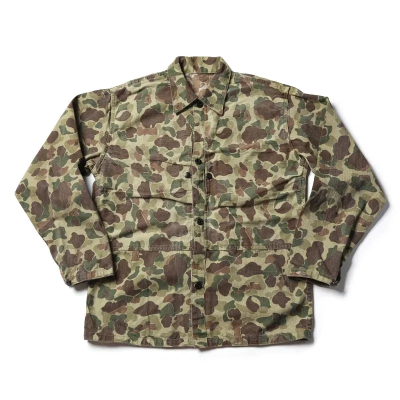 USMC P-44 Duck Hunter Camo Jacket - Vintage Military Uniform