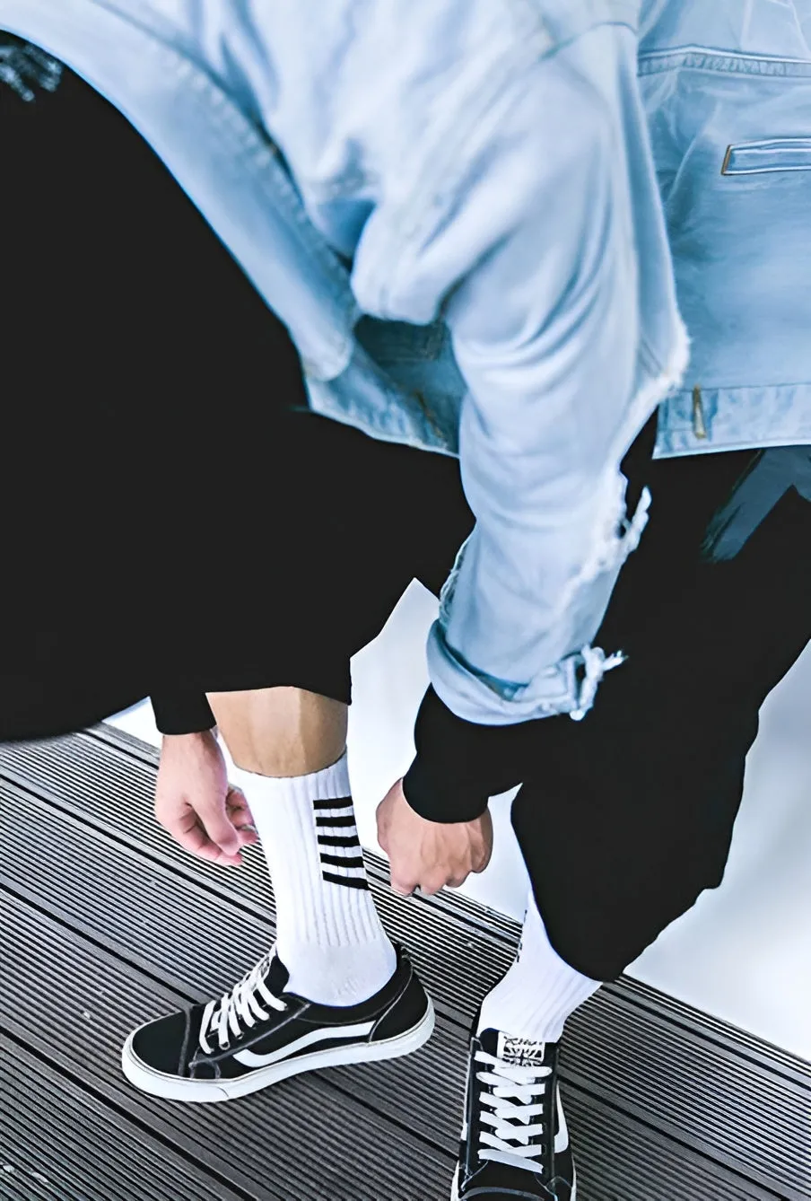 White Techwear Socks