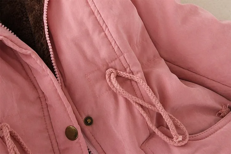 Winter Jacket Women Thick Warm Hooded Parka Mujer Cotton Padded Coat