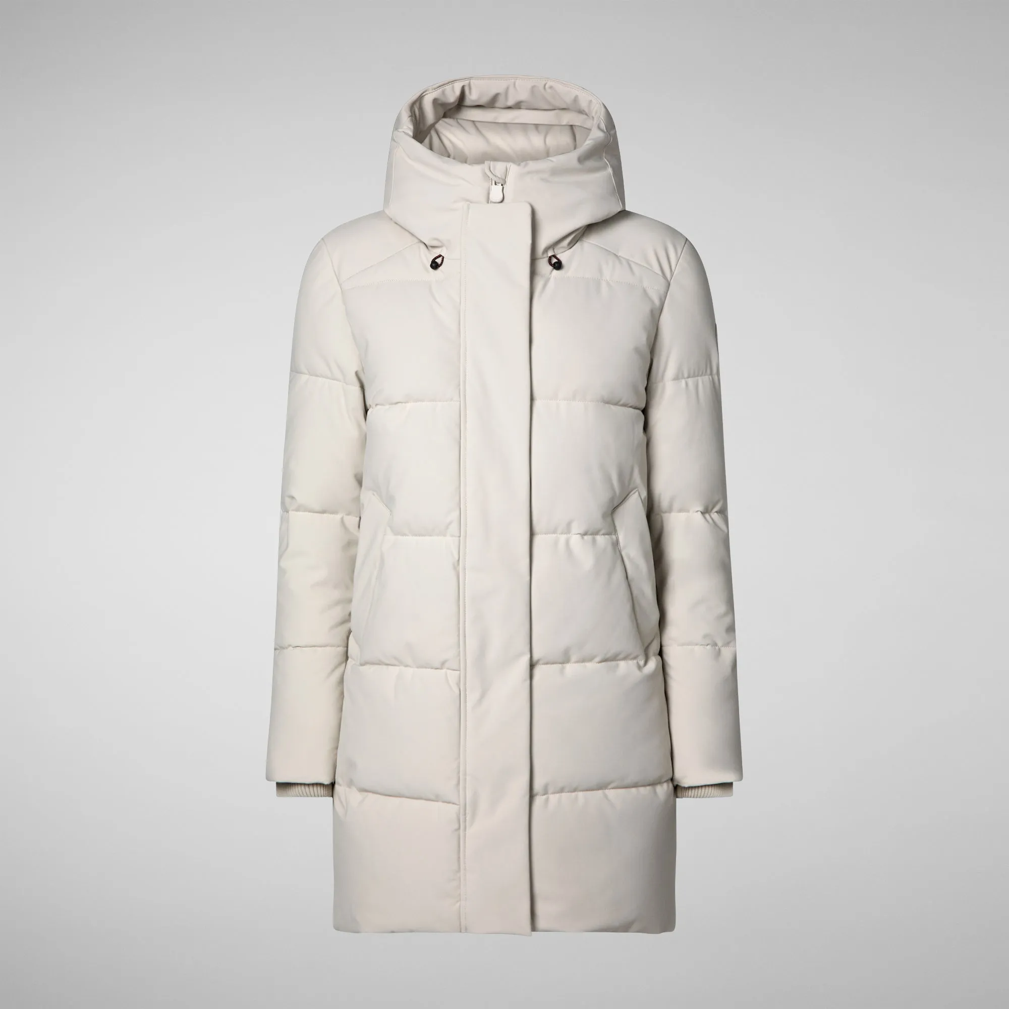 Women's Hooded Parka Bethany in Rainy Beige