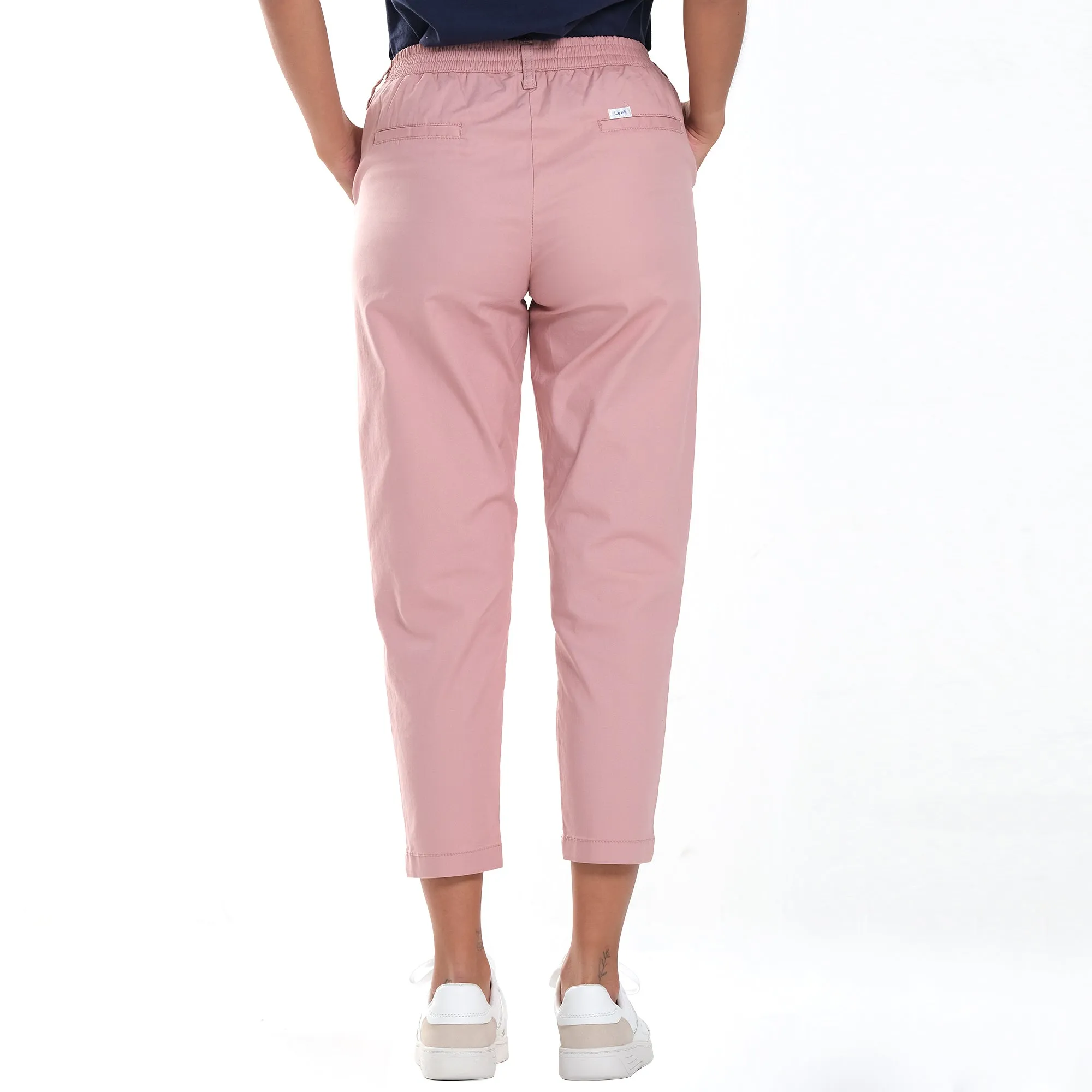 WOMENS TROUSERS IN STRETCH CANVAS