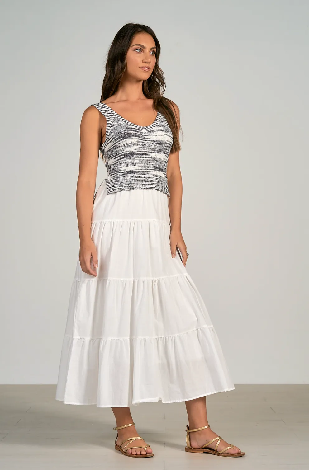 Woven Tank Maxi Dress