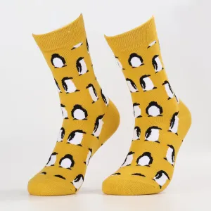 Yellow Penguin Socks